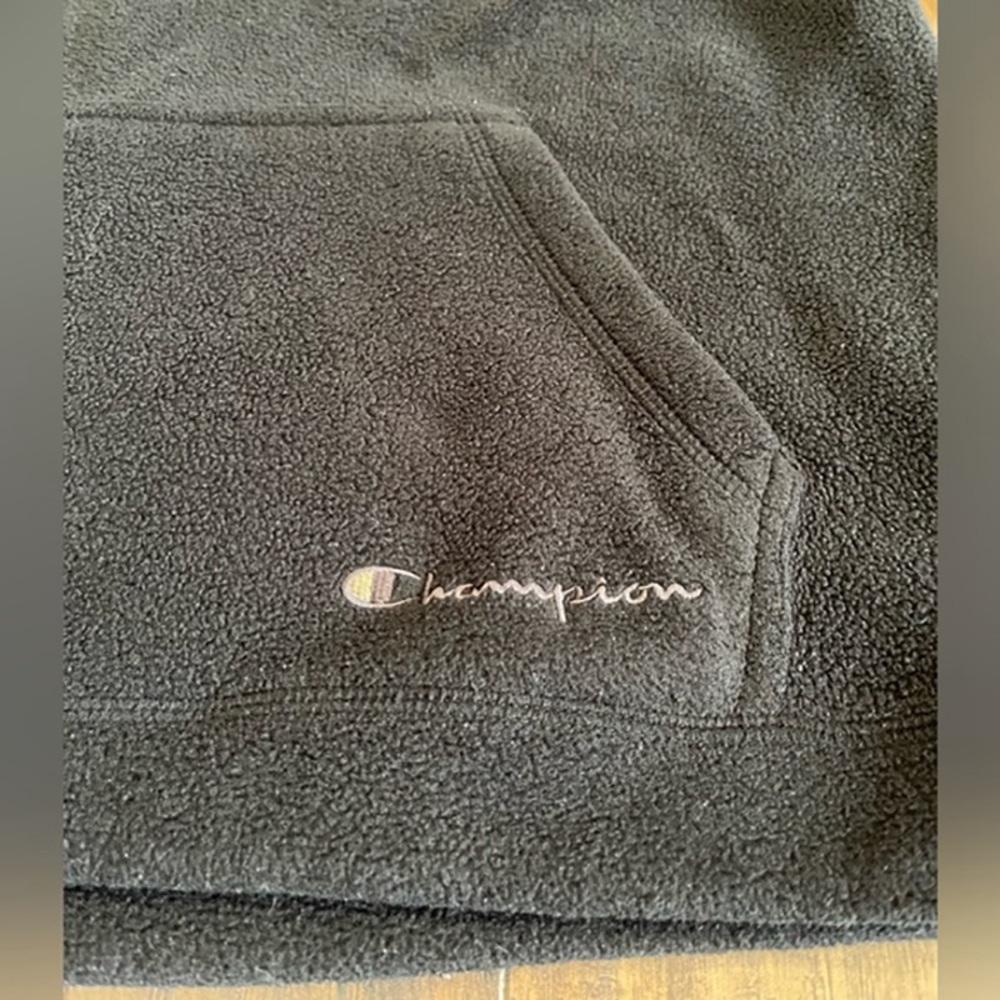 Champion Black Zip Up Sweater - Picture 4 of 6